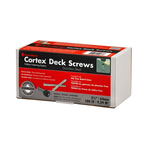 cortex deck screws