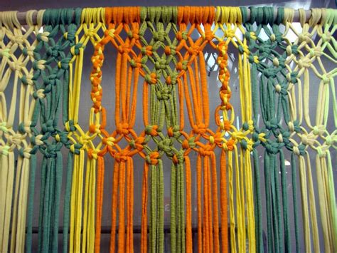 Cortina Macrame Colores