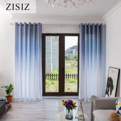 Cortinas Azules Combinadas