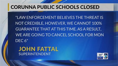 Corunna Schools Closed