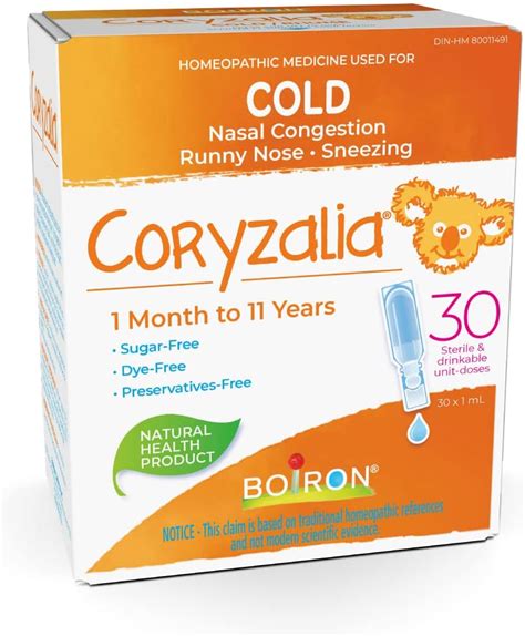 Boiron Coryzalia Cold Relief Chewable Tablets (60 ct) Instacart