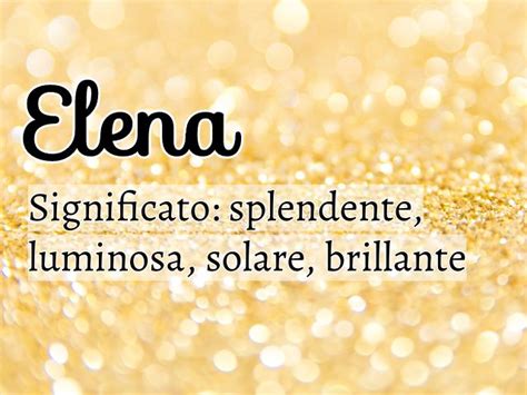 cosa significa il nome elena