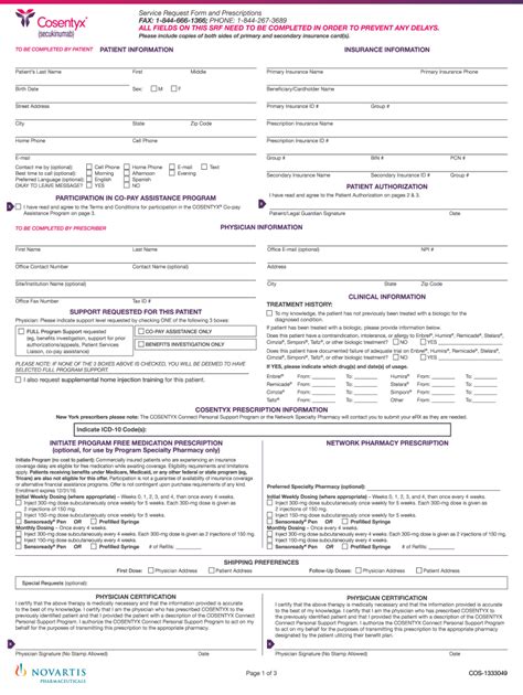 cosentyx patient assistance application pdf