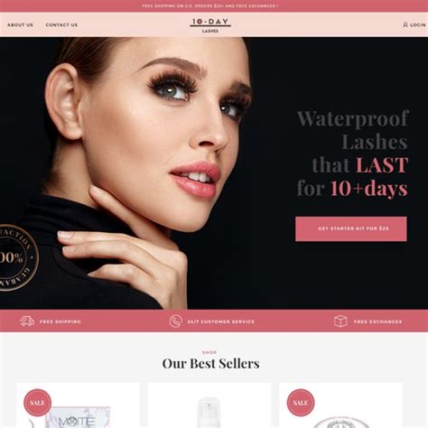 cosmetics company store website