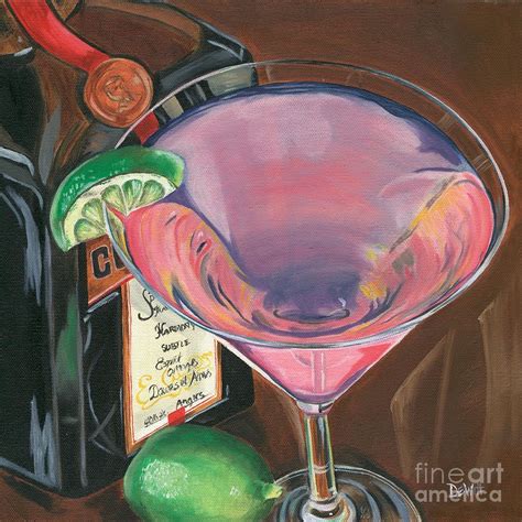 cosmo martini poster print canvas