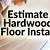 cost for hardwood floors installed per square foot