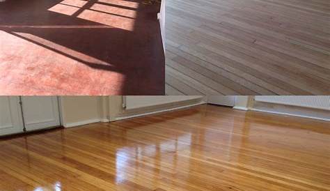 Canadian Cherry floors sanded and oiled in Chiswick