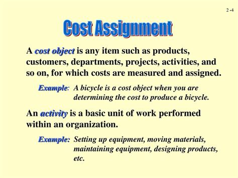 Cost Assignment Examples