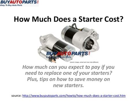 cost automatic car starter