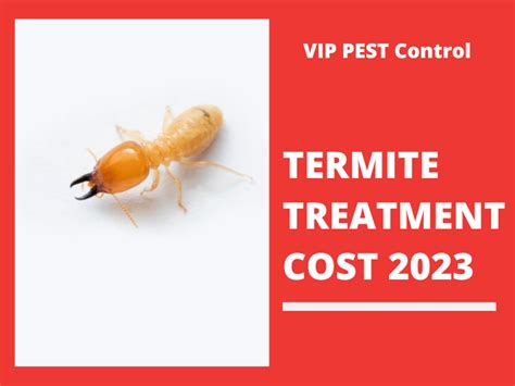 cost for termite treatment