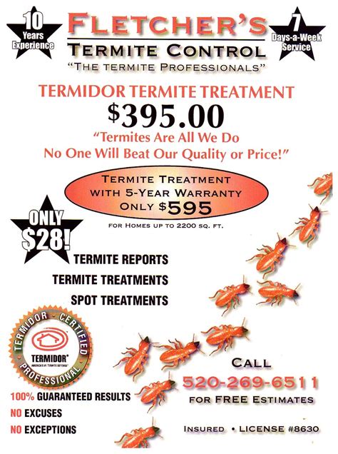 cost for termites treatment