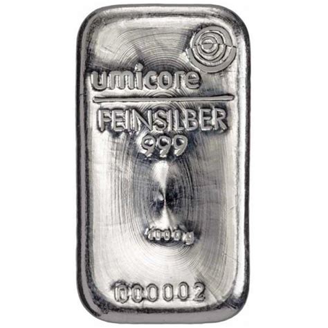 cost of 1000 grams of silver