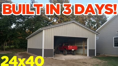 cost of 24x40 pole barn