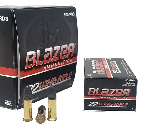 Cost Of Brick Of Blazer 22 Long Rifle Ammo