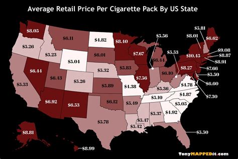 cost of cigarettes by state 2023