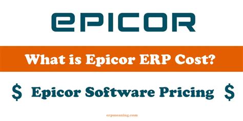 cost of epicor software