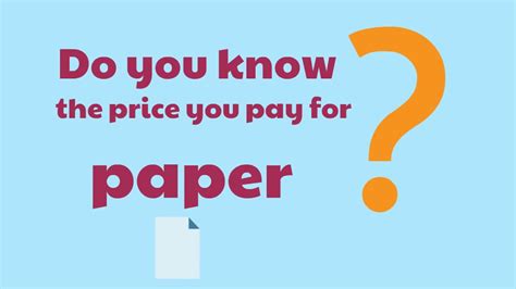 cost of paper statements