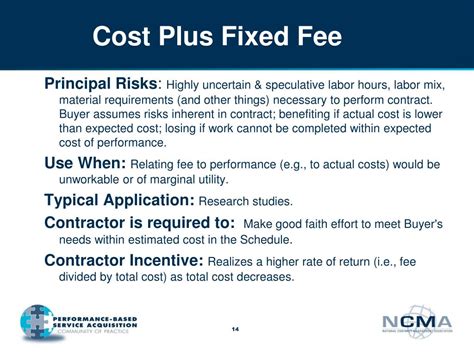 cost-plus-fixed-fee contract