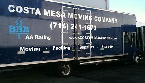 Reliable Costa Mesa Movers | Gentle John's Moving & Storage