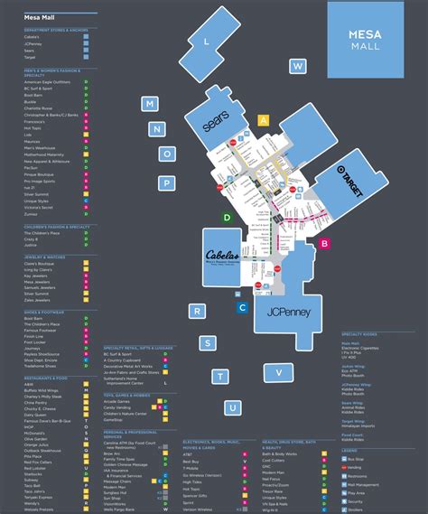 costa mesa mall map