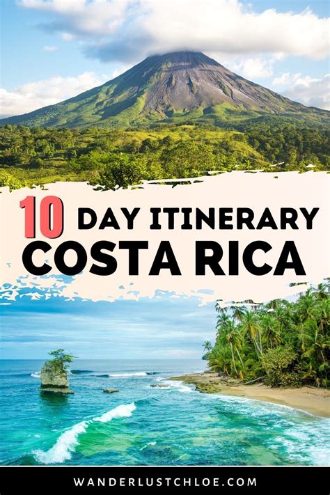costa rica 10 day itinerary