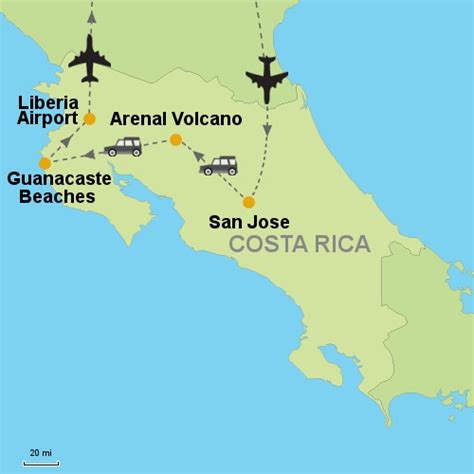 costa rica airports near guanacaste