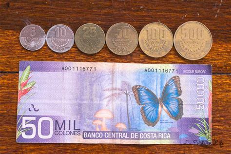 costa rica currency compared to us