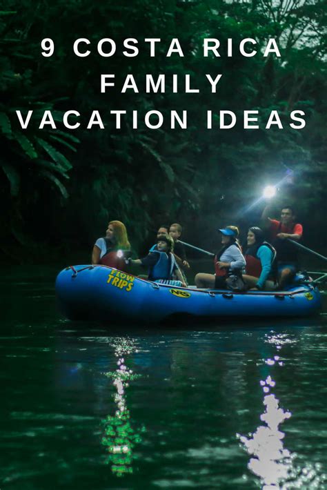 costa rica family vacation ideas