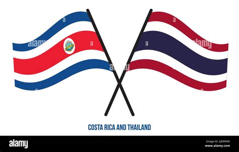 costa rica flag vs thailand flag