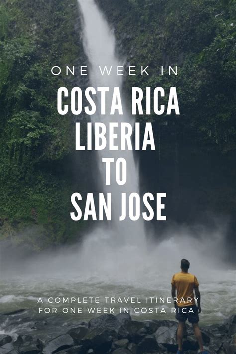 costa rica vacations itinerary liberia