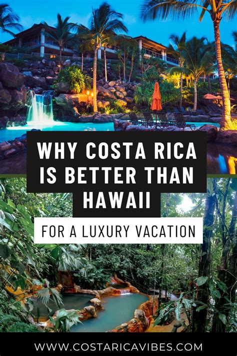 costa rica vs hawaii vacation