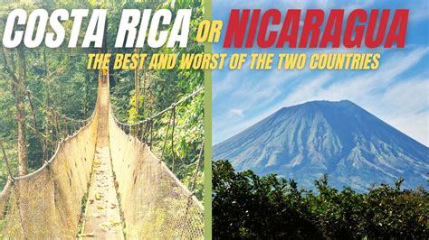 costa rica vs nicaragua travel