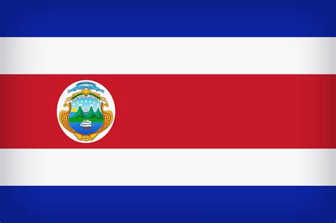 costa rican flag images