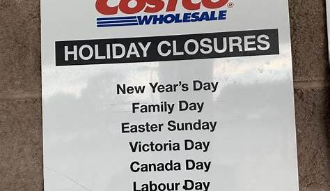Costco Holiday hours - Save Money in Winnipeg