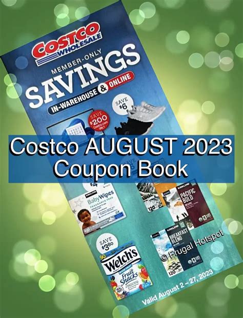 Costco Coupon Book August 2023