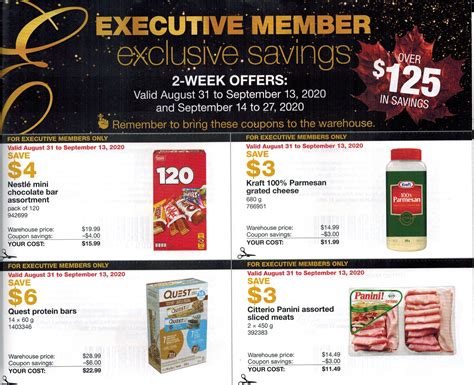 [Costco] EXECUTIVE MEMBER coupons Sept 29 to Oct 12 2014