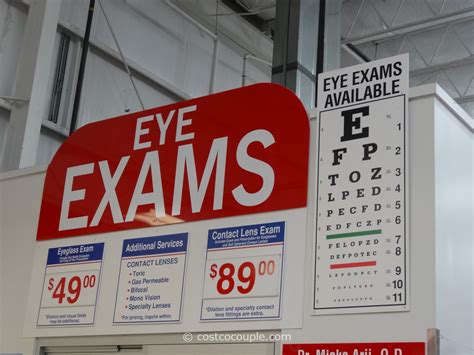 costco eye exam portland