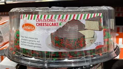 costco junior's christmas tree cheesecake