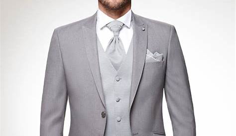 Costume gris clair homme Le mariage