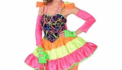 Costume Neon Color Block Fashion Outfits Party Outfits