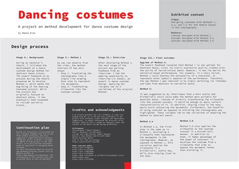 Costume Design Method