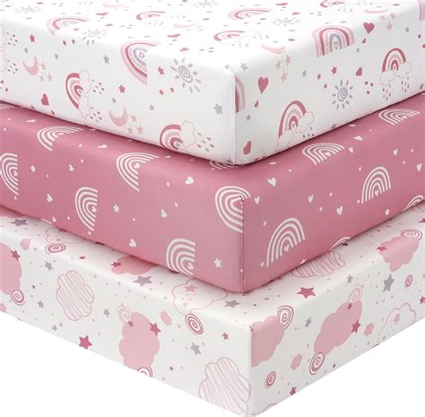 Cot Bed Sheets Pink