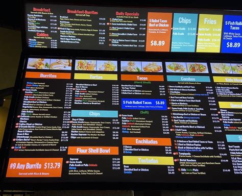 Cotijas Black Mountain Menu