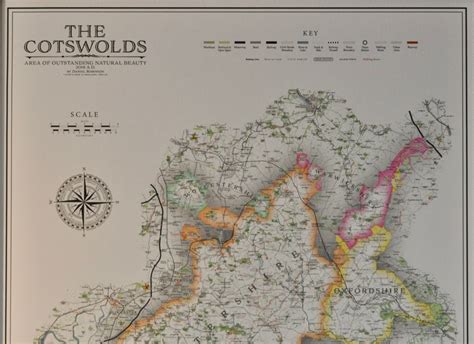 Cotswold Aonb Boundary Map