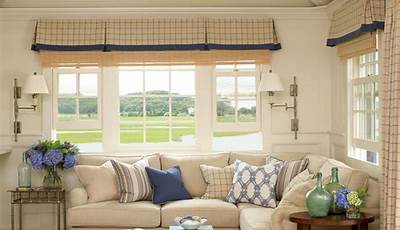 Cottage Style Living Room Curtains