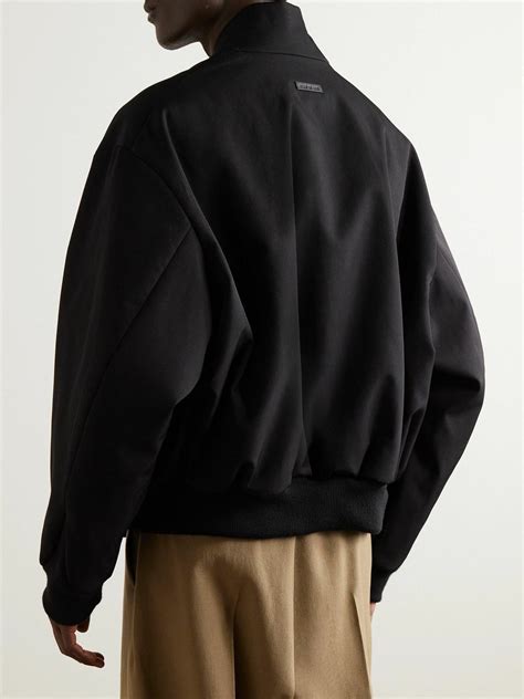 Cotton And Wool Bomber Jacket