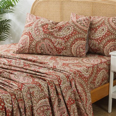 Cotton Bed Sheet Sets Queen