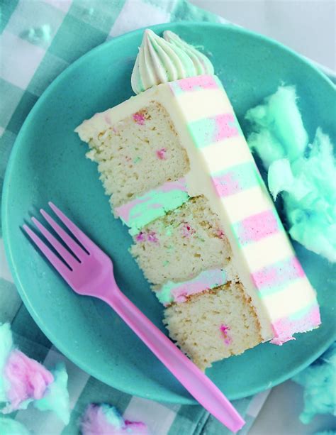 Cotton Candy Funfetti Cake