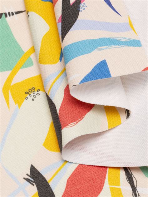 Cotton Canvas Patterned Fabric