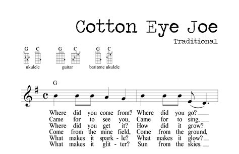 Cotton Eye Joe Harmonica Tabs